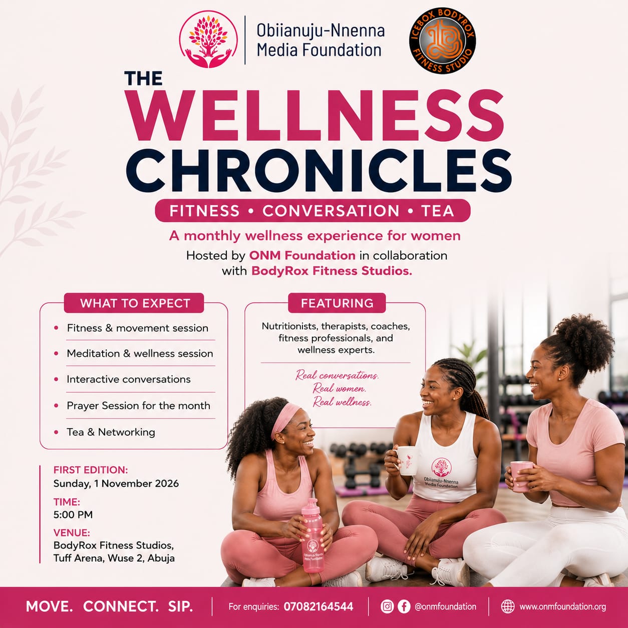 The Wellness Chronicles, a monthly wellness experience for women