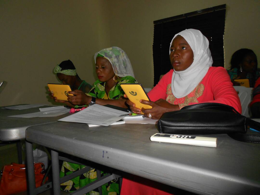 The Foundation team at a media engagement